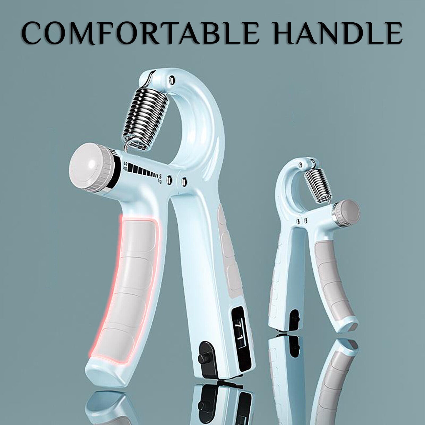 Adjustable 5-60KG Hand Grip Strengthener - Forearm Trainer & Finger Exerciser for Enhanced Grip Strength