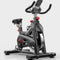 Indoor Cycling Exercise Bike with LCD Monitor - Home Gym Cardio Fitness in Black